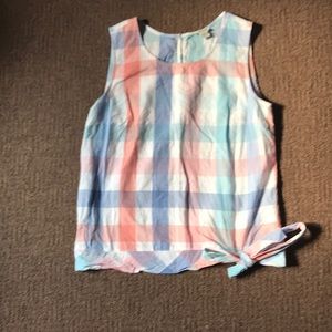 J.crew sleeveless blouse